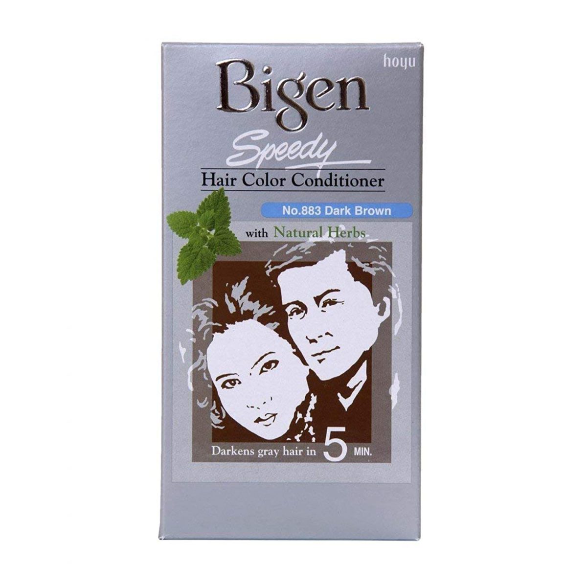 Bigen Hair Color Conditioner Dark Brown 883 - Image 1