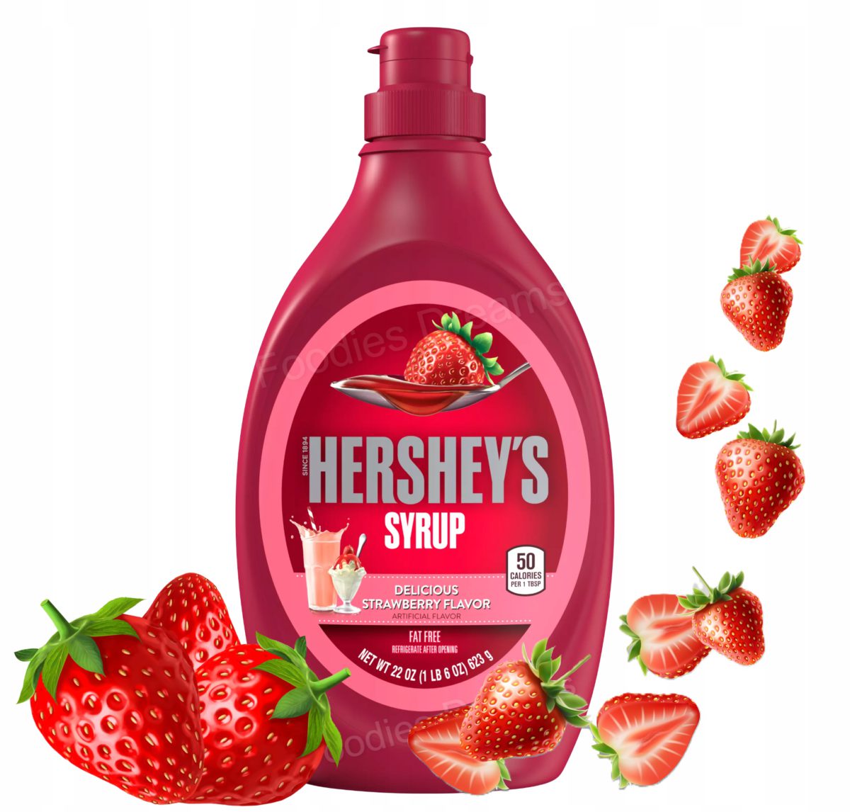 Hershey'S Strawberry Syrup-680ml - Image 2