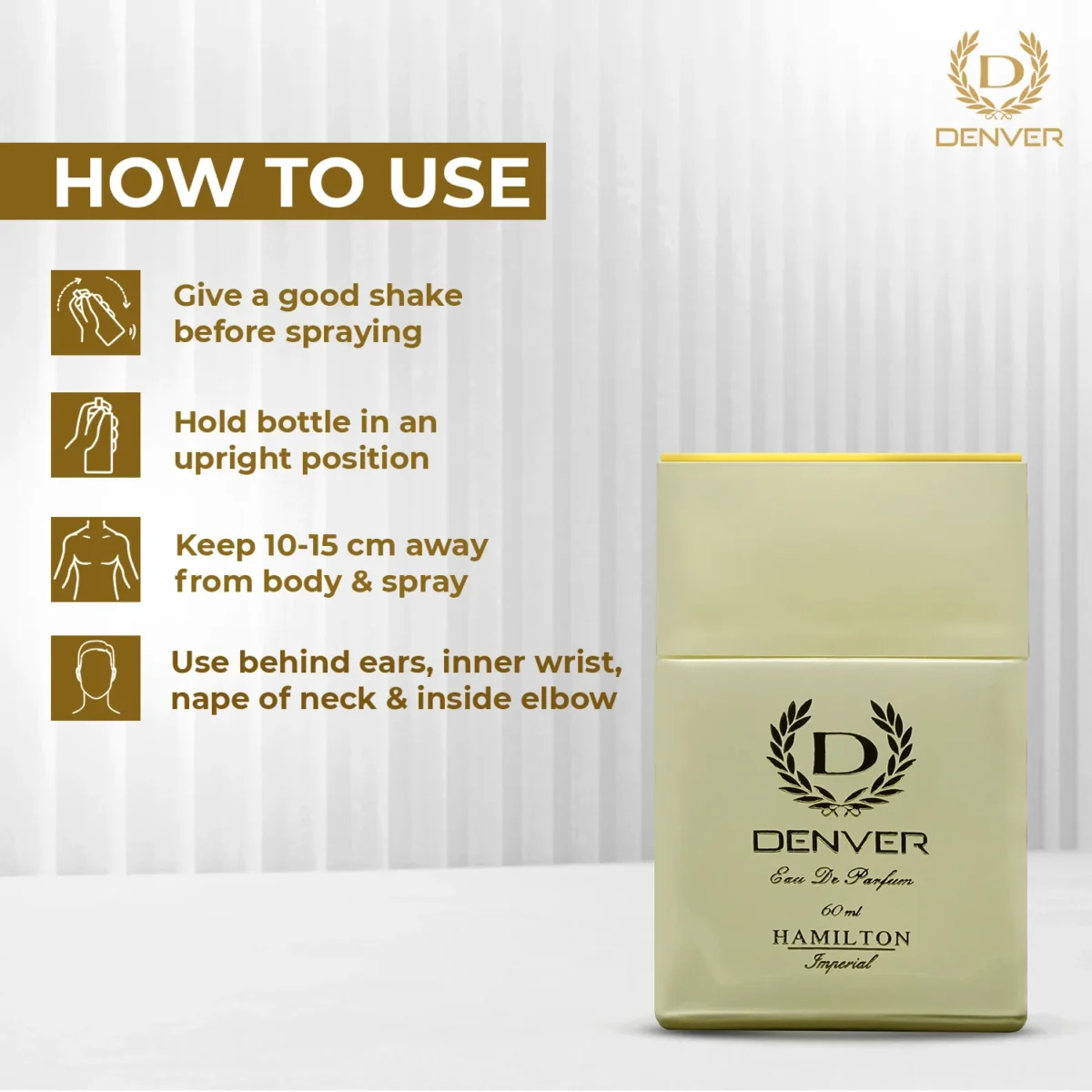 Denver Hamilton Imperial EDP Natural Spray,60ml - Image 4