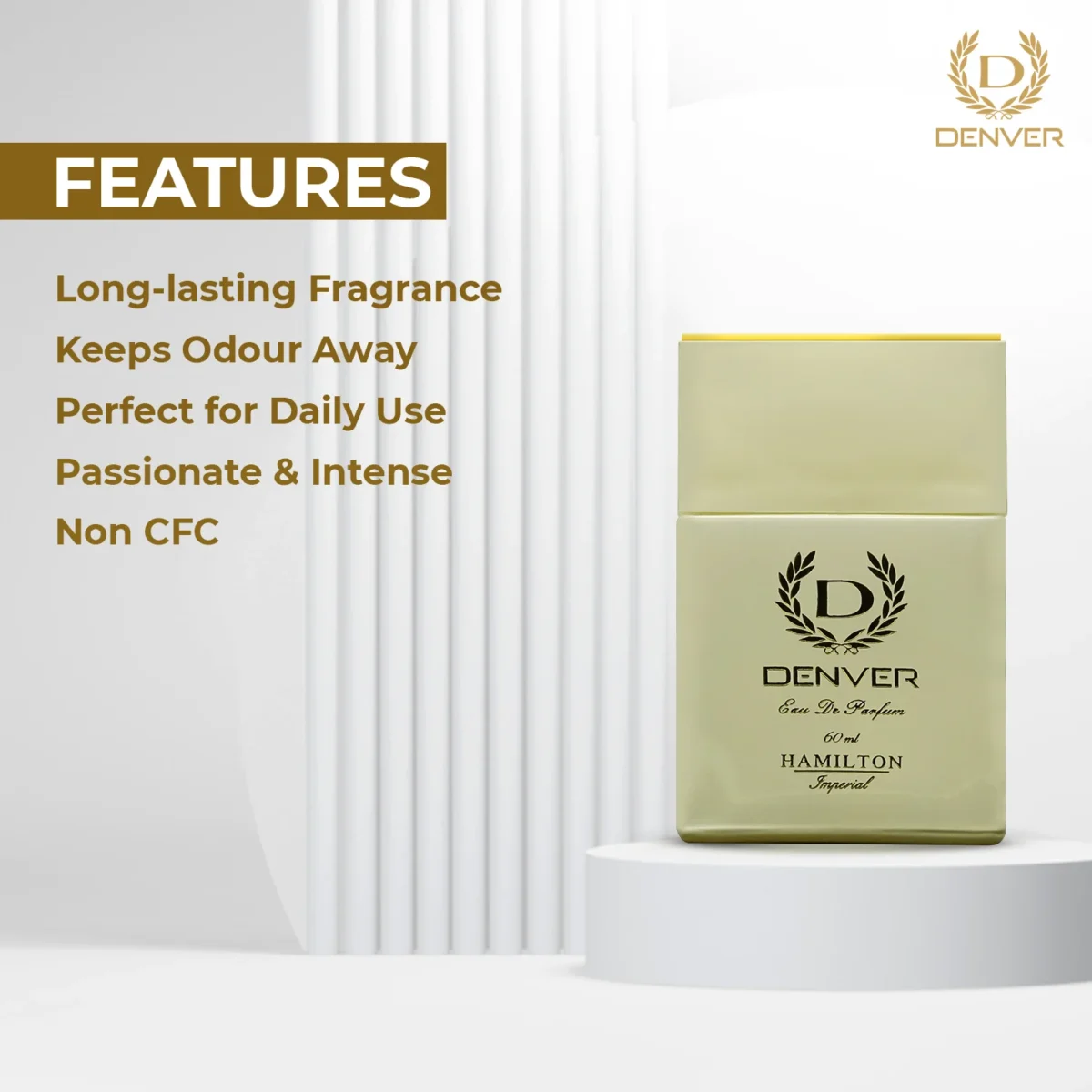 Denver Hamilton Imperial EDP Natural Spray,60ml - Image 2