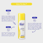 Nair Hair removal spray lemon fragrance used for male/ female - 200 m - Image 4