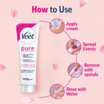 Veet Hair Removal Cream Silky & Fresh For Dry Skin - 100ml - Image 2