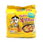 Noodles Samyang Buldak Cheese Hot Chicken Flavour Ramen - Pack of 5 (140gm*5)