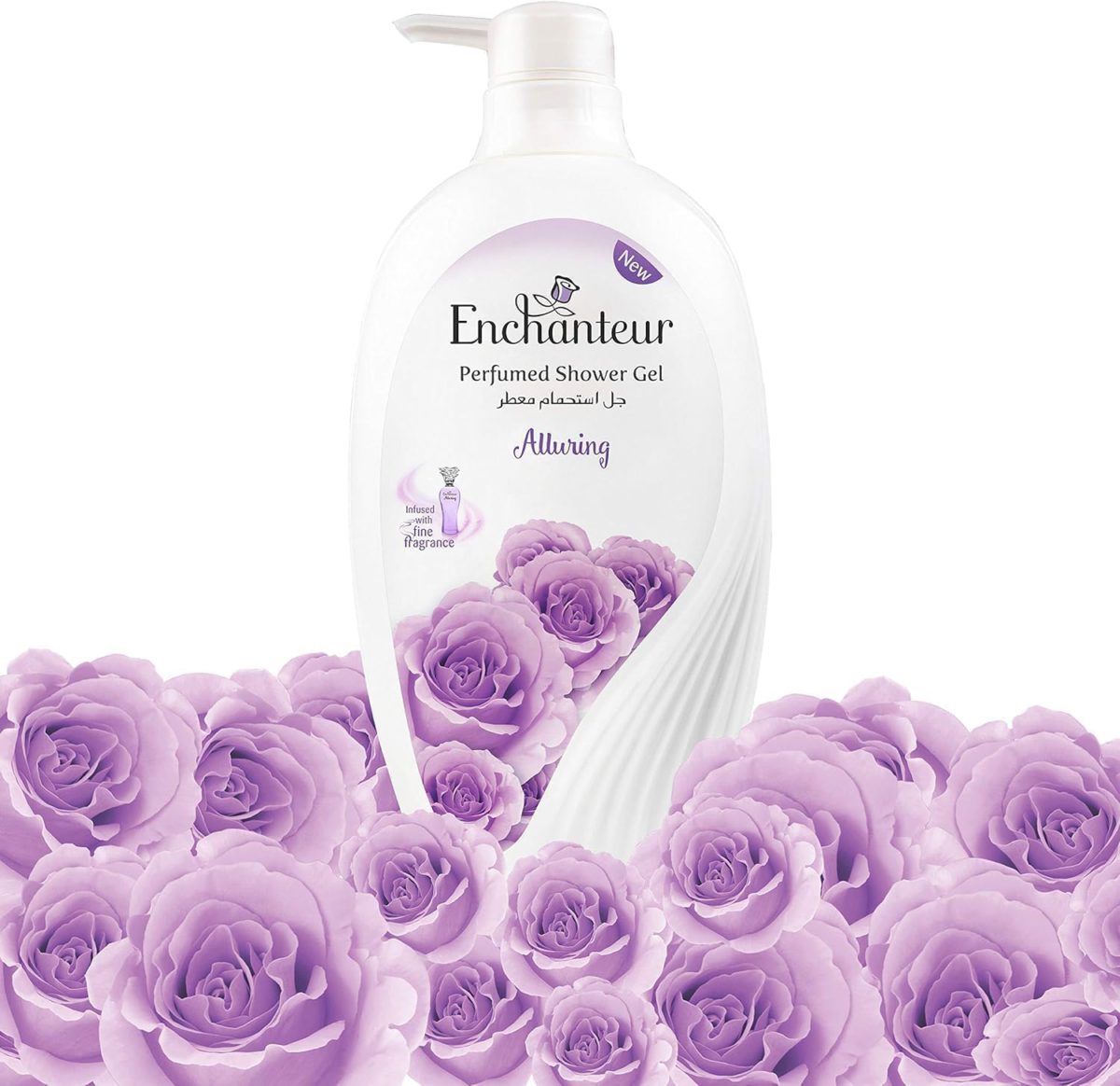 Enchanteur Shower gel Alluring body wash us Enchanteur Shower gel Alluring body wash used for Male/ female - 550 ml - Image 1