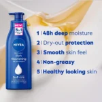 Nivea Nourishing Body Lotion used for male/ female - 400 m - Image 3