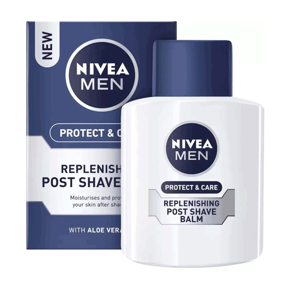 Nivea Men Protect And Care After Shave Balm International Germany product Nivea Men Protect & Care after shave used for male - 100 ml - Image 1