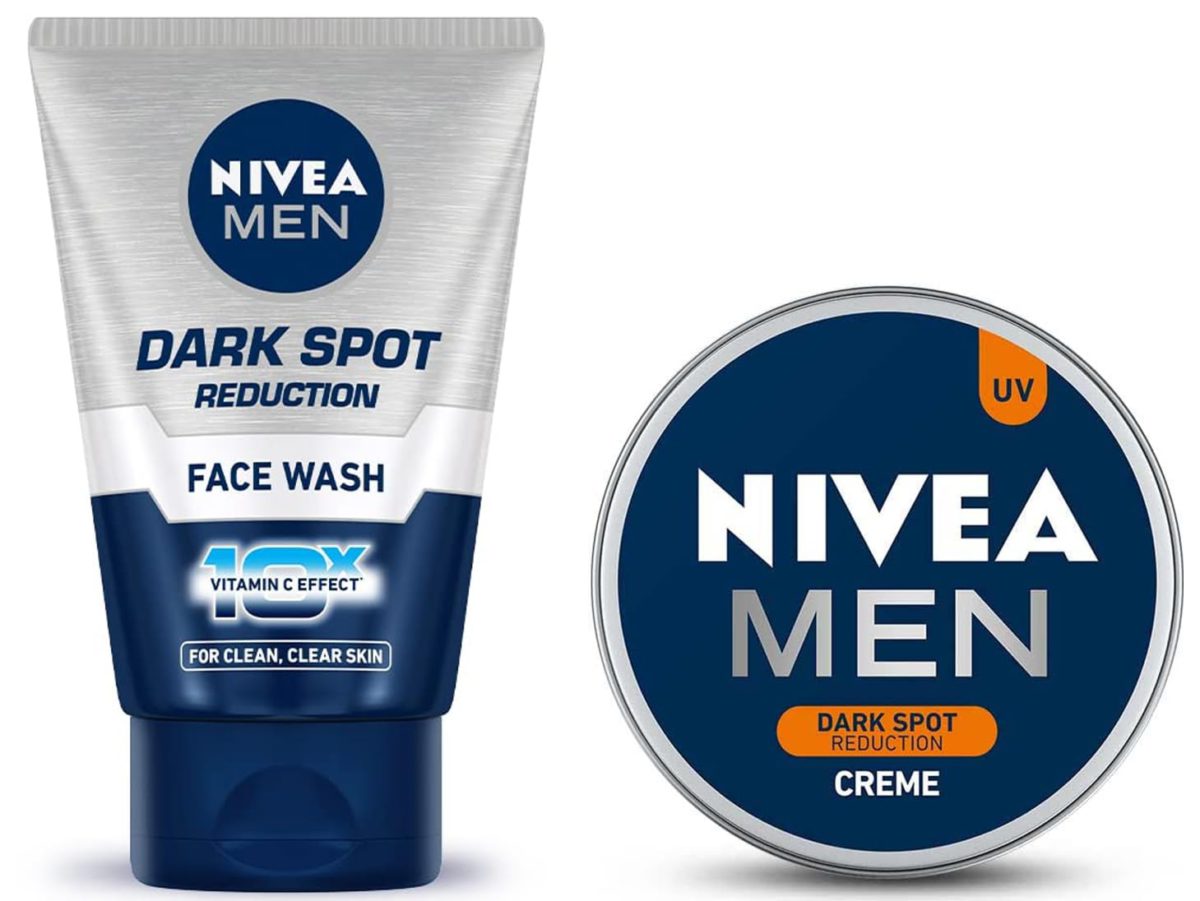 Version 1.0.0 Nivea Men Dark Spot Reduction Cream, 75ml & Men Face Wash, Dark Spot Reduction, 100g (75ml+100gm) - Image 1