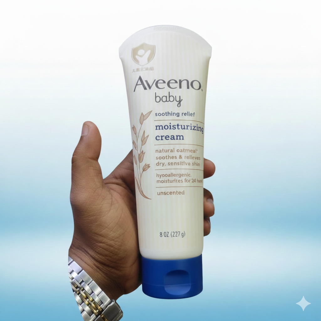 Gemini_Generated_Image_z73k8oz73k8oz73k International Korean Product Aveeno Baby Soothing Relief Moisture Cream 227g - Image 1