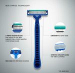 International Product Gillette Blue 3 Disposable Razor - Image 2