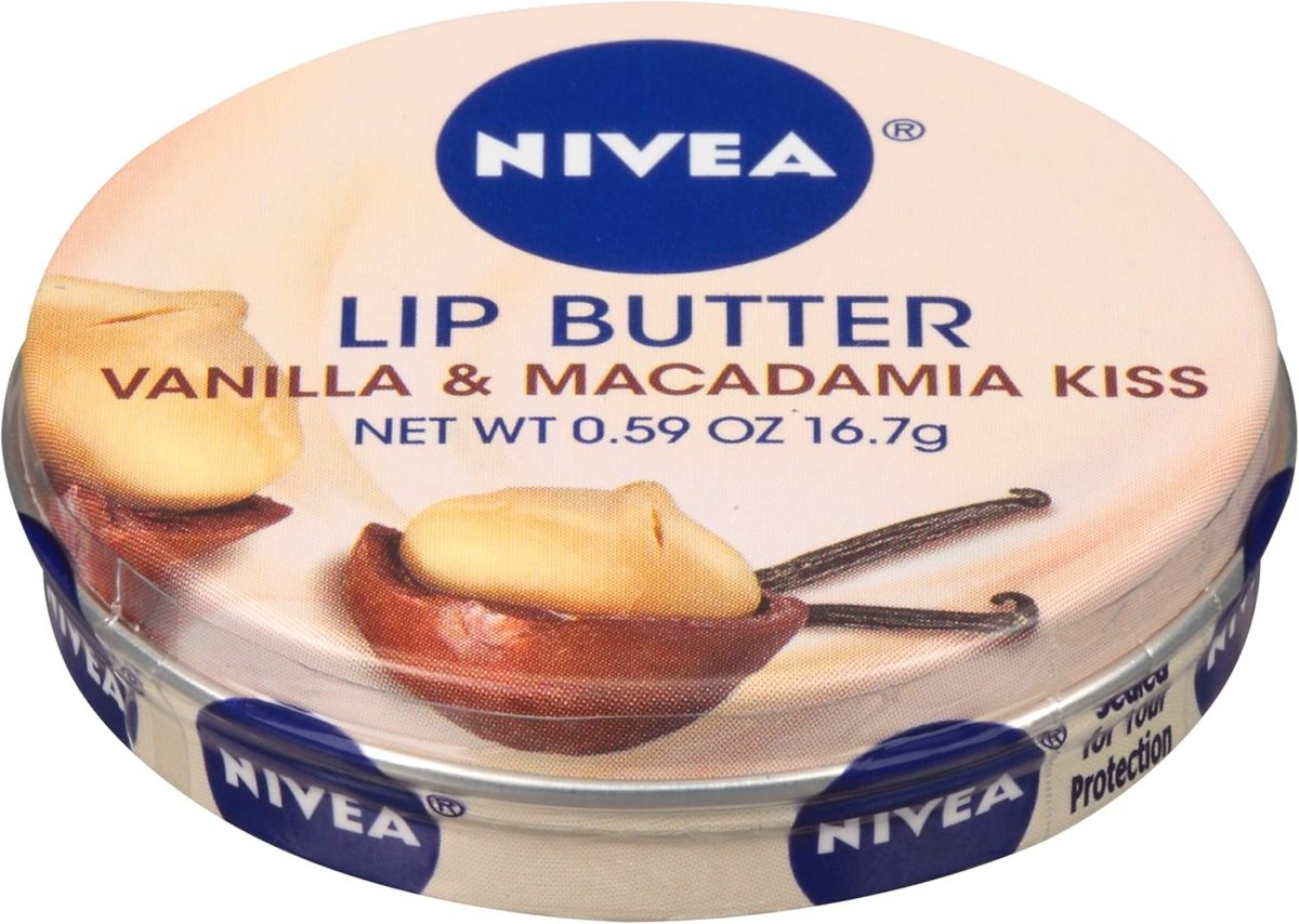 Nivea Lip Butter Loose Tin Vanilla and Macadamia Kiss-16.7gm - Image 3