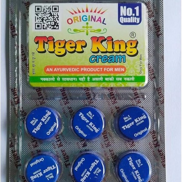 .Tiger king  Cream (India) - 1 Pack 6 Pcs