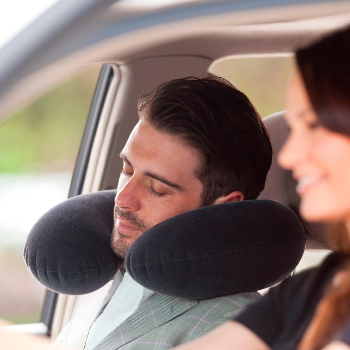 Intex Inflatable Travel Pillow Head Rest Cushion - Image 3